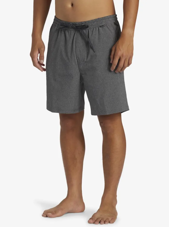 Quiksilver Taxer Heather Amphibian 18034 Hybrid Shorts Black Mens Shorts and Amphibians Quiksilver Taxer Heather Amphibian 18034 Hybrid Shorts Black Mens Shorts and Amphibians