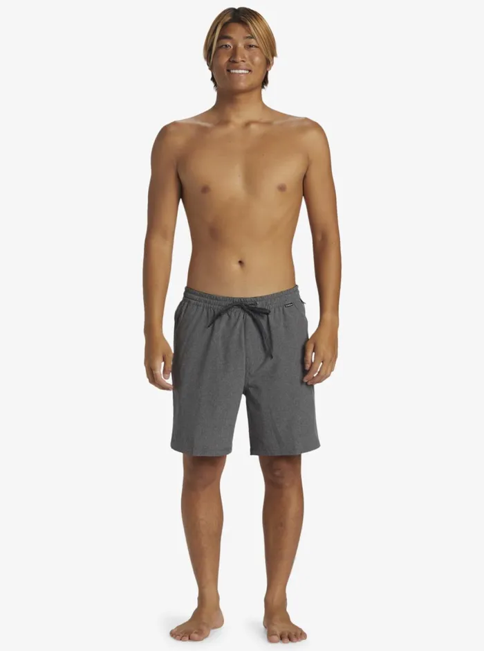 Quiksilver Taxer Heather Amphibian 18034 Hybrid Shorts Black Mens Shorts and Amphibians Quiksilver Taxer Heather Amphibian 18034 Hybrid Shorts Black Mens Shorts and Amphibians