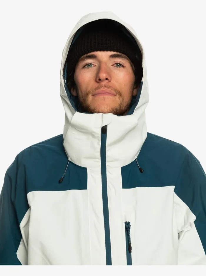 Quiksilver Ultralight 20K Technical Snow Jacket Nimbus Cloud Mens Snow Jackets Quiksilver Ultralight 20K Technical Snow Jacket Nimbus Cloud Mens Snow Jackets