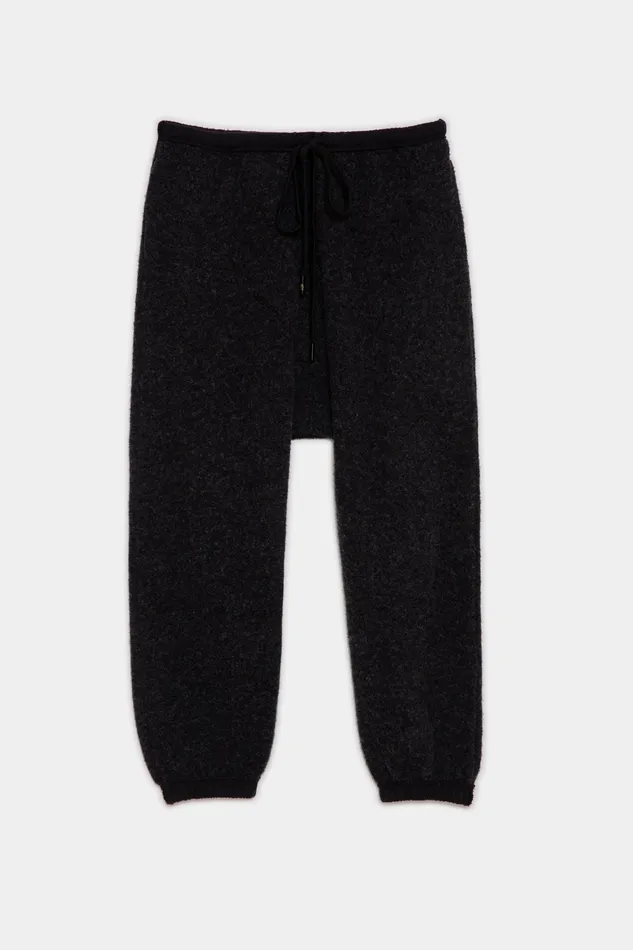 R13 Pants and Shorts Men Drop Sweatpant 8211 Dark Grey