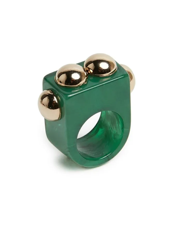 Ready To Wear Jewelry La Double J Nefertiti Ring Green