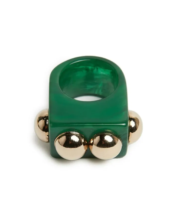 Ready To Wear Jewelry La Double J Nefertiti Ring Green Ready To Wear Jewelry La Double J Nefertiti Ring Green