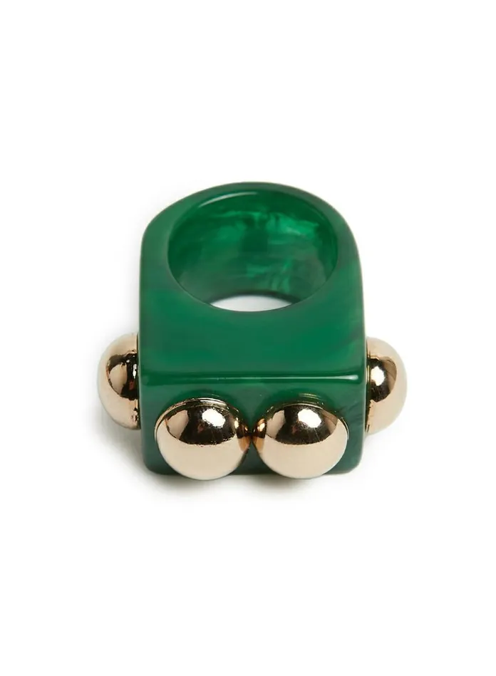 Ready To Wear Jewelry La Double J Nefertiti Ring Green Ready To Wear Jewelry La Double J Nefertiti Ring Green