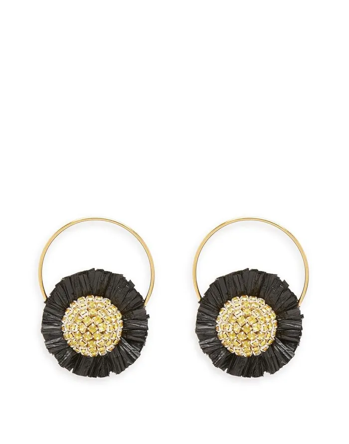 Ready To Wear Jewelry La Double J Saturn Earrings Multicolor Rosaocra