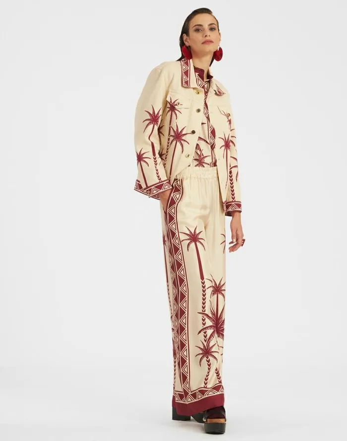 Ready To Wear Outerwear La Double J JJ Jean Jacket Date Palms Place Ivory