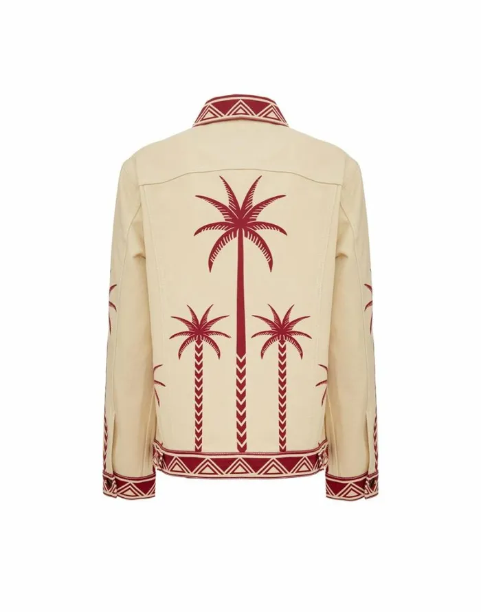 Ready To Wear Outerwear La Double J JJ Jean Jacket Date Palms Place Ivory Ready To Wear Outerwear La Double J JJ Jean Jacket Date Palms Place Ivory