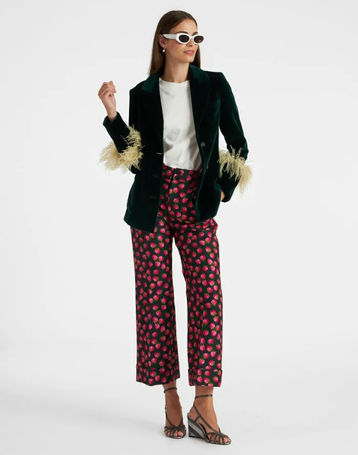 Ready To Wear Outerwear La Double J Keaton Jacket Blue Petrol