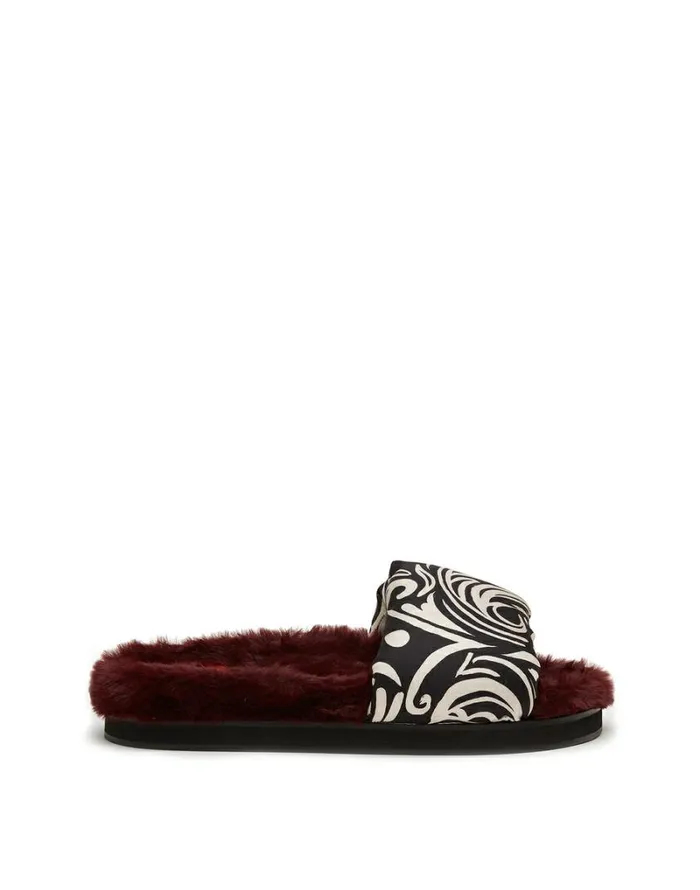 Ready To Wear Shoes La Double J Furry Slides Fauve