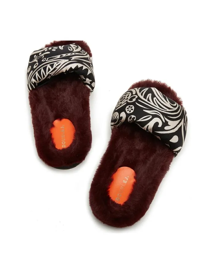 Ready To Wear Shoes La Double J Furry Slides Fauve Ready To Wear Shoes La Double J Furry Slides Fauve