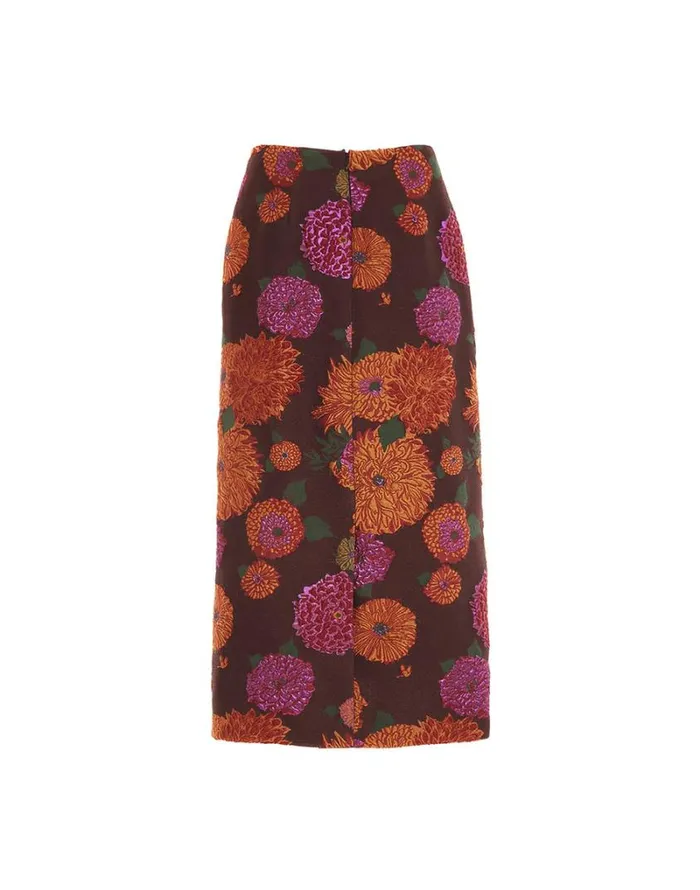 Ready To Wear Skirts La Double J Pencil Skirt Gin Chocolate Ready To Wear Skirts La Double J Pencil Skirt Gin Chocolate
