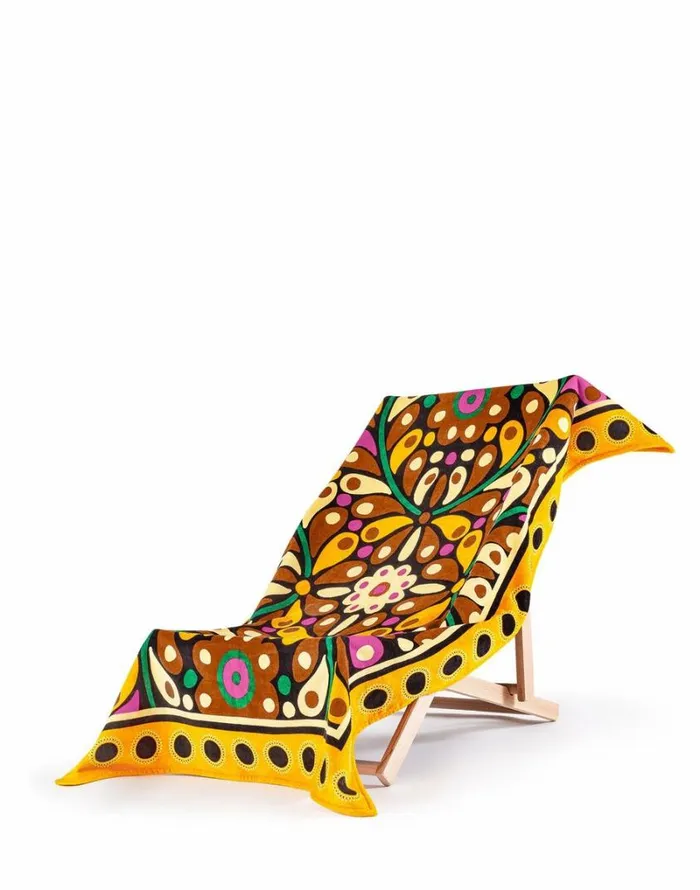 Ready To Wear Swimwear La Double J Beach Towels Confetti Giallo
