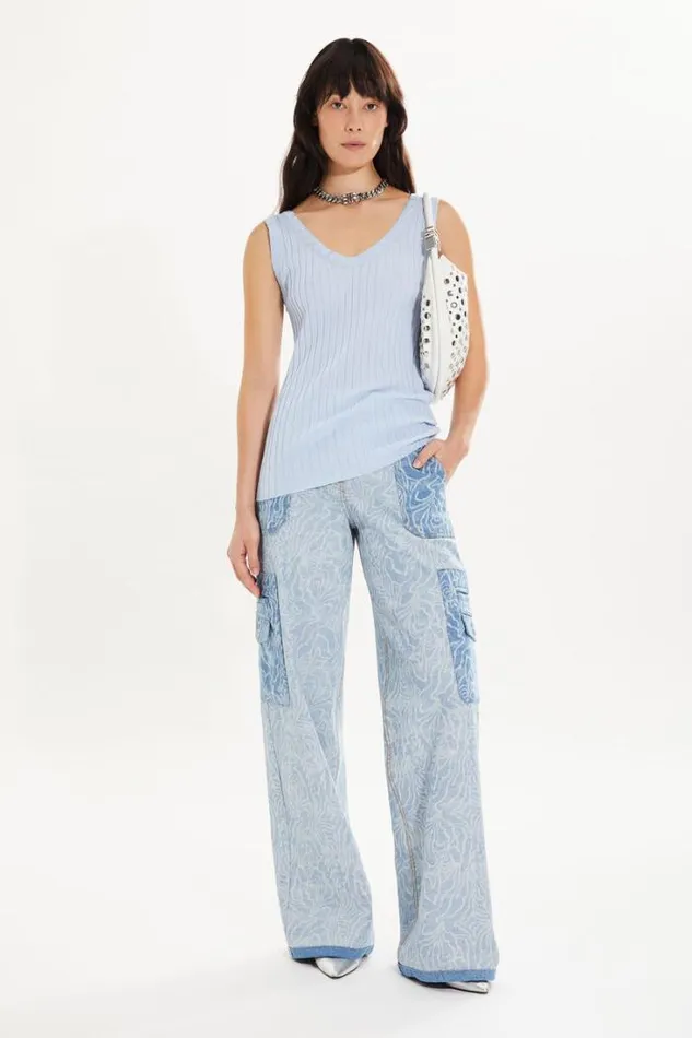 Readytowear Tank Tops Sonia Rykiel Ribbed Tank Top