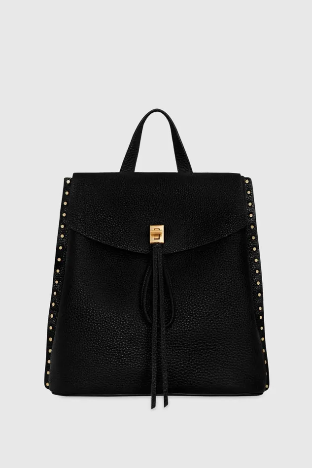 Rebecca Minkoff Backpacks Darren Signature Backpack Blackantique Brass 8211 Handbags Rebecca Minkoff Backpacks Darren Signature Backpack Blackantique Brass 8211 Handbags