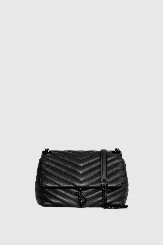 Rebecca Minkoff Crossbody Bags Edie Crossbody Blackblack Shellac 8211 Handbags Rebecca Minkoff Crossbody Bags Edie Crossbody Blackblack Shellac 8211 Handbags