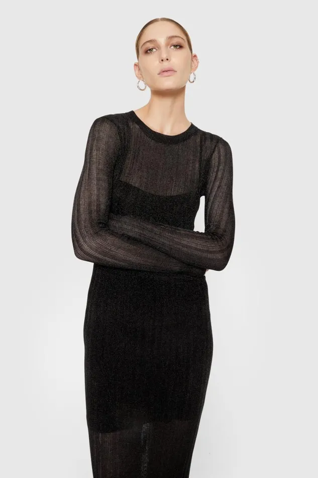 Rebecca Minkoff Dresses Abbey Metallic Dress Metallic Black 8211 Clothing Rebecca Minkoff Dresses Abbey Metallic Dress Metallic Black 8211 Clothing
