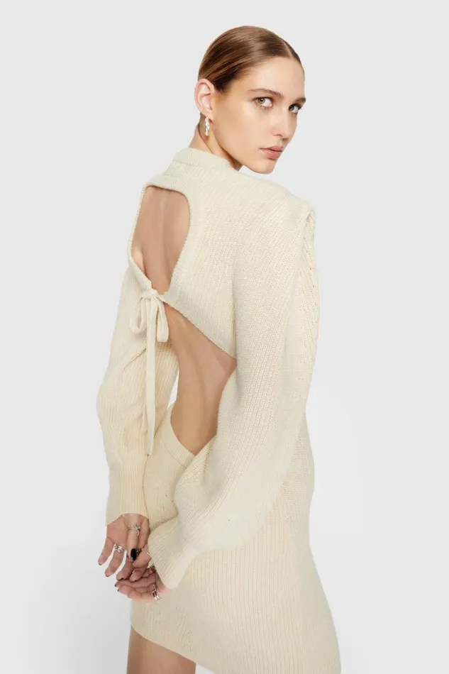 Rebecca Minkoff Dresses Daisy Cable Mini Sweater Dress Winter White 8211 Clothing Rebecca Minkoff Dresses Daisy Cable Mini Sweater Dress Winter White 8211 Clothing