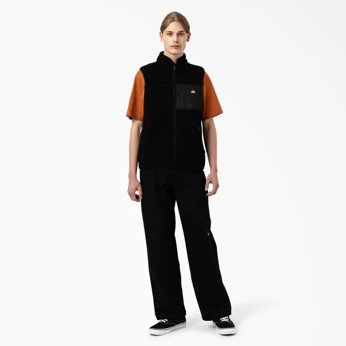 Red Chute Vest Black Black bk Men Dickies Vests Red Chute Vest Black Black bk Men Dickies Vests