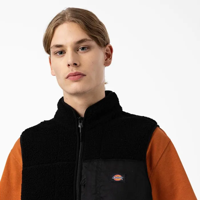 Red Chute Vest Black Black bk Men Dickies Vests Red Chute Vest Black Black bk Men Dickies Vests