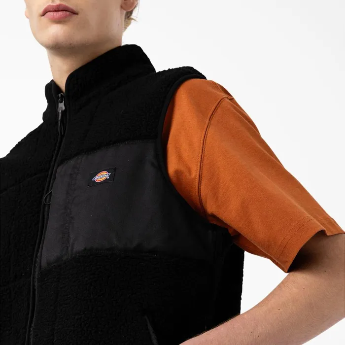 Red Chute Vest Black Black bk Men Dickies Vests Red Chute Vest Black Black bk Men Dickies Vests
