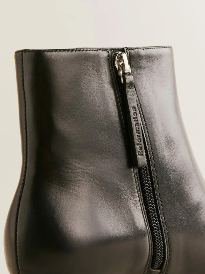 Reformation Boots Giulietta Ankle Boot Black Leather 8211 Women Reformation Boots Giulietta Ankle Boot Black Leather 8211 Women