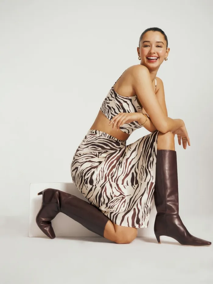 Reformation Boots Remy Knee Boot Chestnut 8211 Women Reformation Boots Remy Knee Boot Chestnut 8211 Women