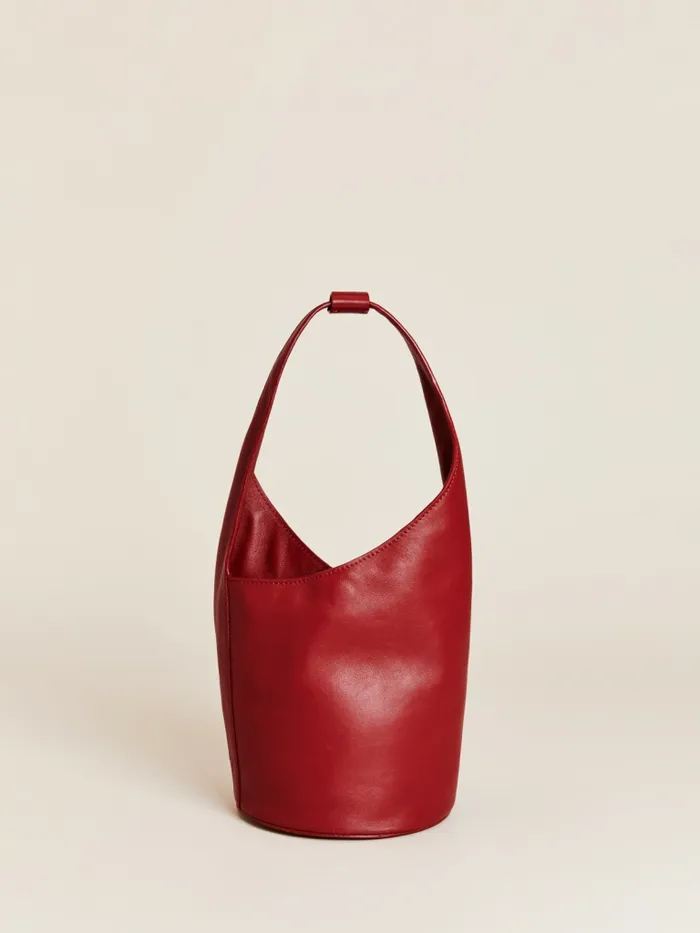 Reformation Bucket Bags Small Silvana Bucket Bag Lipstick Leather 8211 Women