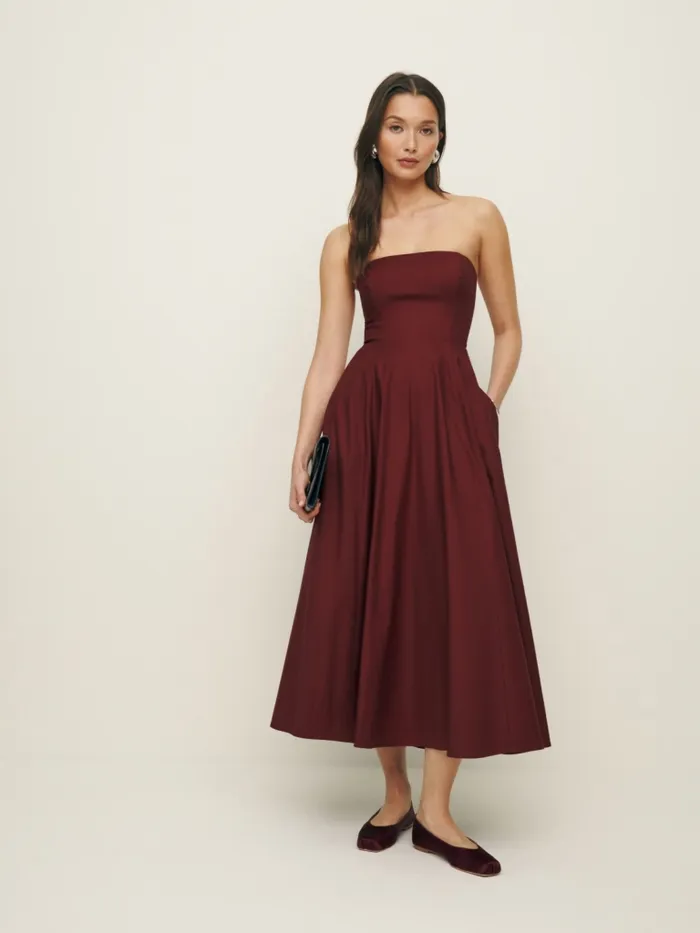 Reformation Dresses Astoria Dress Chianti 8211 Women