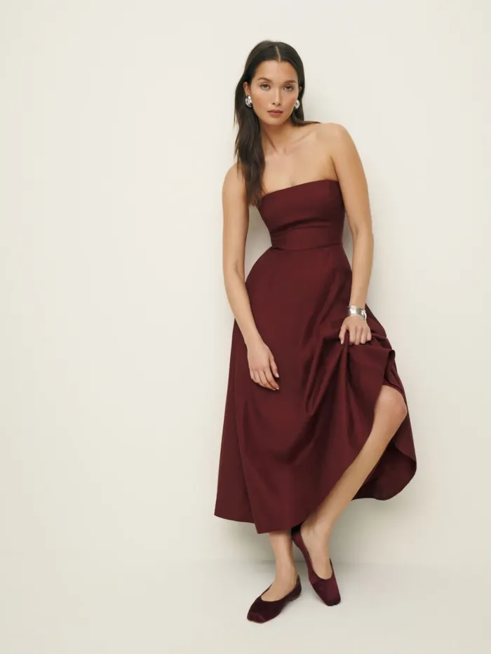 Reformation Dresses Astoria Dress Chianti 8211 Women
