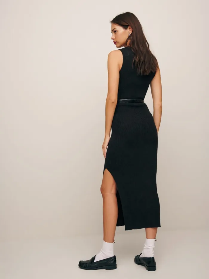 Reformation Dresses Basil Cashmere Sleeveless Sweater Dress Black 8211 Women Reformation Dresses Basil Cashmere Sleeveless Sweater Dress Black 8211 Women