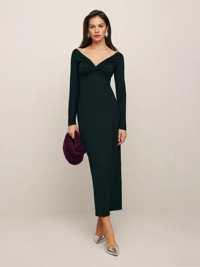 Reformation Dresses Bodie Knit Dress Black 8211 Women