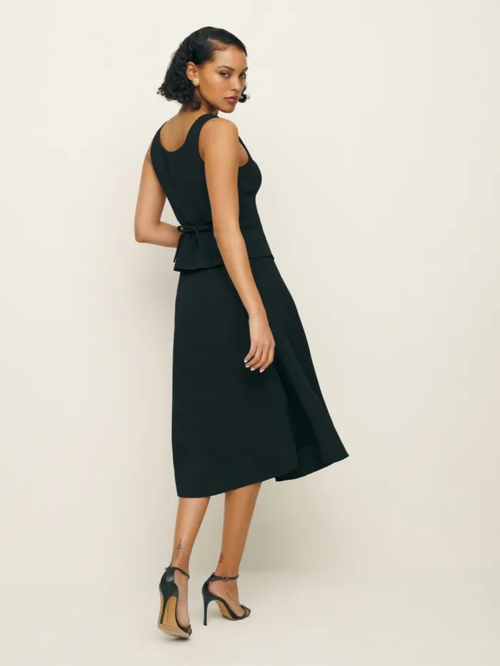 Reformation Dresses Caiden Two Piece Black 8211 Women Reformation Dresses Caiden Two Piece Black 8211 Women