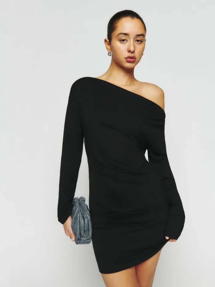 Reformation Dresses Eveline Knit Dress Black 8211 Women
