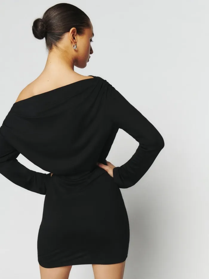 Reformation Dresses Eveline Knit Dress Black 8211 Women
