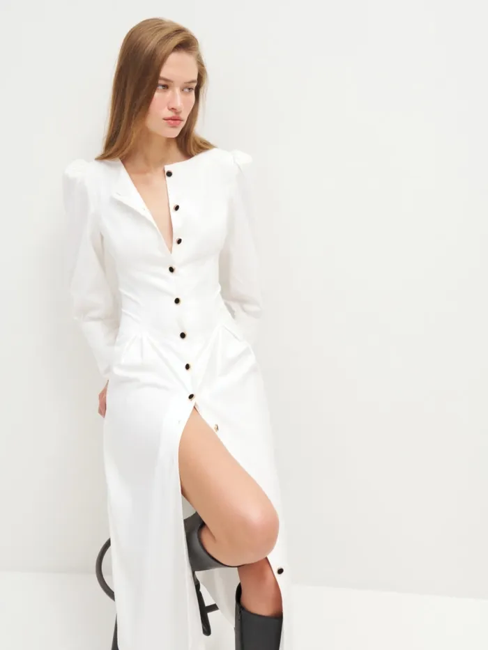 Reformation Dresses Halia Dress White 8211 Women