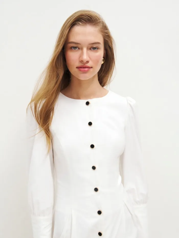 Reformation Dresses Halia Dress White 8211 Women