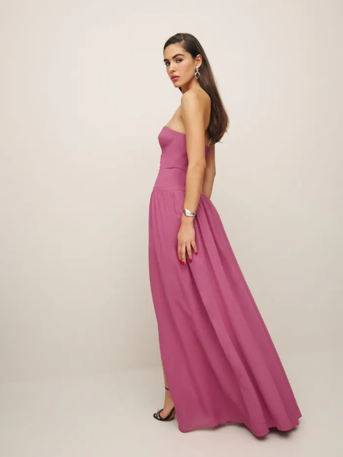 Reformation Dresses Leilani Dress Strawberry Wine 8211 Women Reformation Dresses Leilani Dress Strawberry Wine 8211 Women