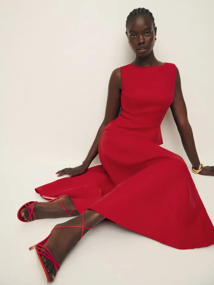 Reformation Dresses Moya Linen Two Piece Cherry 8211 Women Reformation Dresses Moya Linen Two Piece Cherry 8211 Women