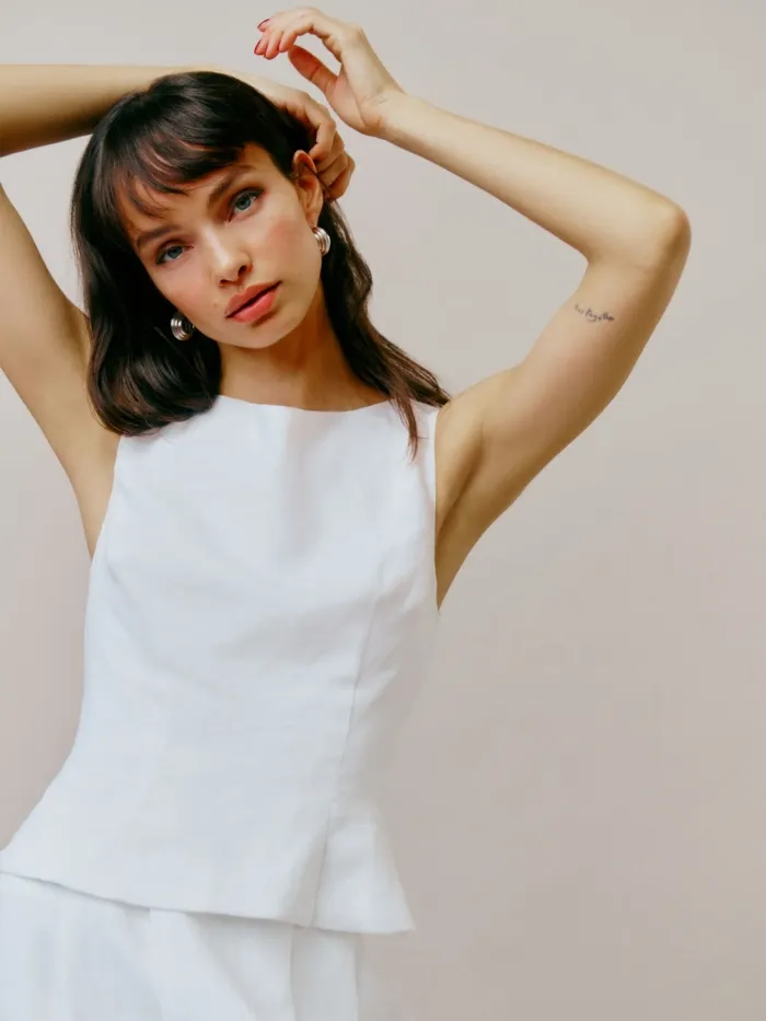 Reformation Dresses Moya Linen Two Piece White 8211 Women Reformation Dresses Moya Linen Two Piece White 8211 Women