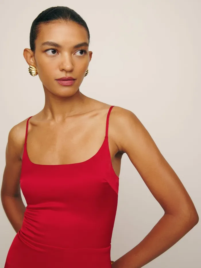 Reformation Dresses Nasha Satin Dress Cherry 8211 Women Reformation Dresses Nasha Satin Dress Cherry 8211 Women