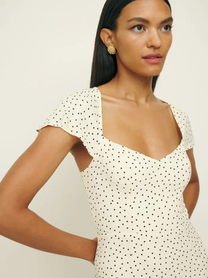 Reformation Dresses Novia Dress Salt And Pepper 8211 Women Reformation Dresses Novia Dress Salt And Pepper 8211 Women