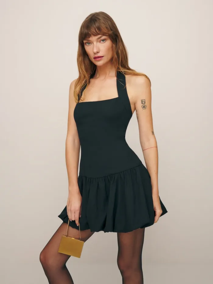 Reformation Dresses Petites Babette Dress Black 8211 Women