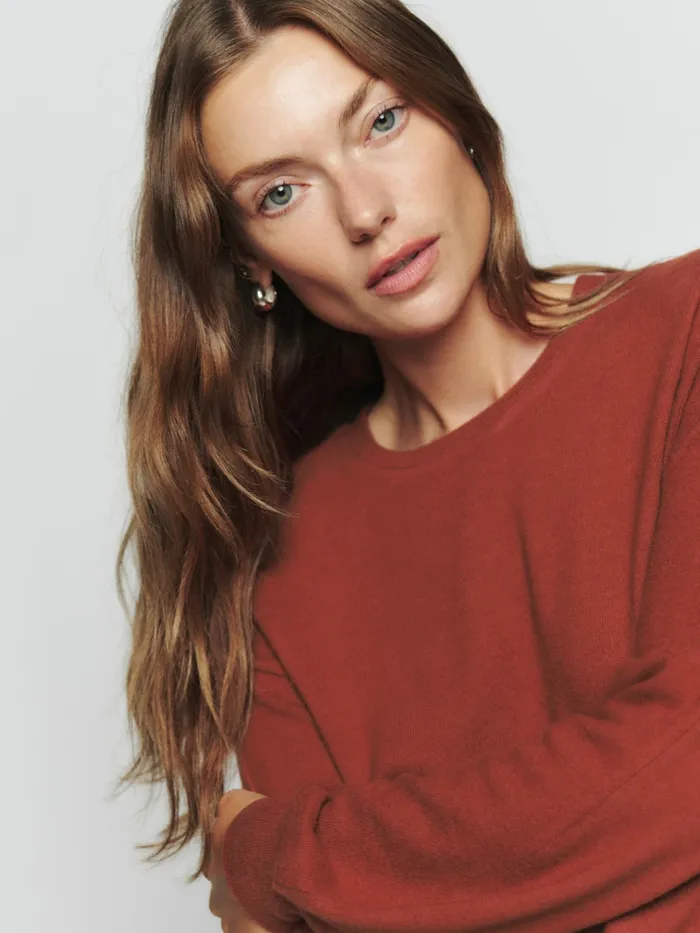 Reformation Dresses Radlee Knit Dress Oxide 8211 Women