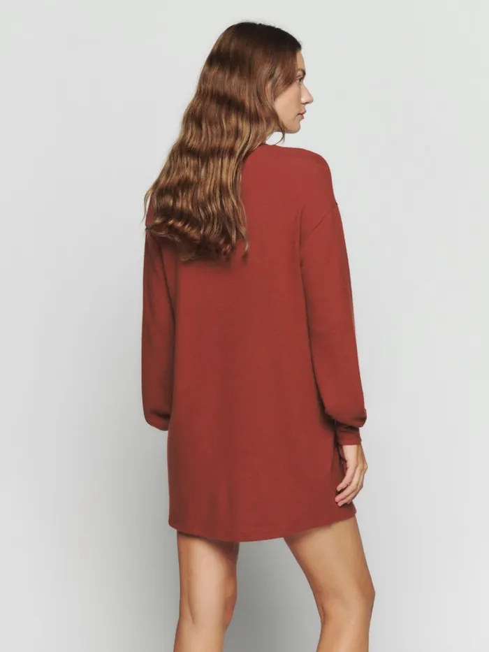Reformation Dresses Radlee Knit Dress Oxide 8211 Women