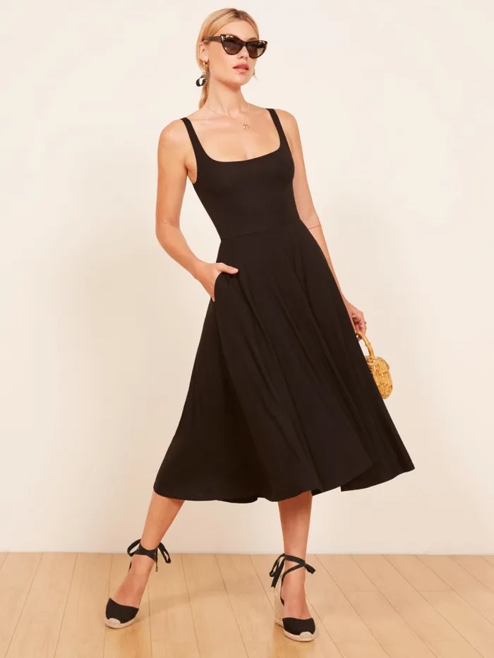 Reformation Dresses Rou Knit Dress Black 8211 Women