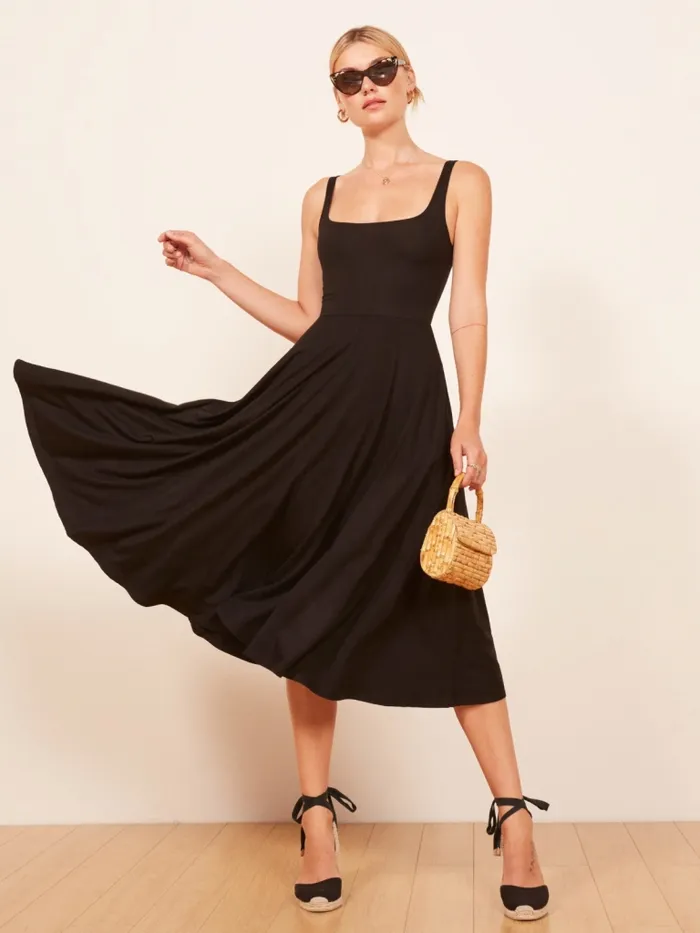 Reformation Dresses Rou Knit Dress Black 8211 Women