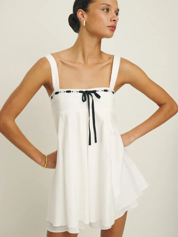 Reformation Dresses Shai Dress White 8211 Women