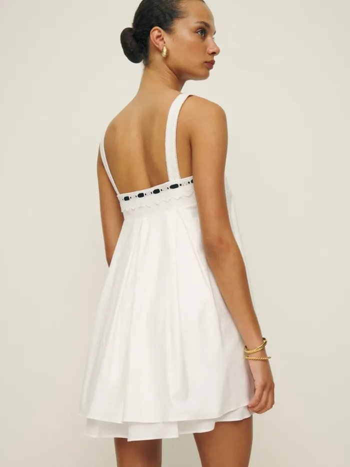 Reformation Dresses Shai Dress White 8211 Women