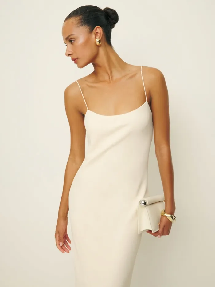 Reformation Dresses Suki Dress Fior Di Latte 8211 Women Reformation Dresses Suki Dress Fior Di Latte 8211 Women