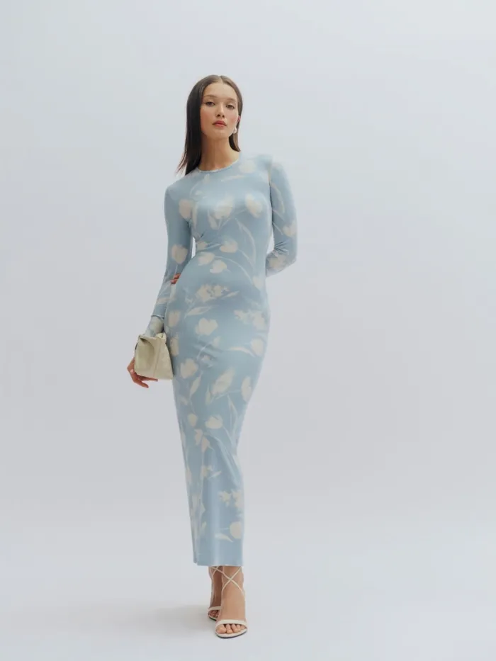Reformation Dresses Tommie Knit Dress Clarity 8211 Women