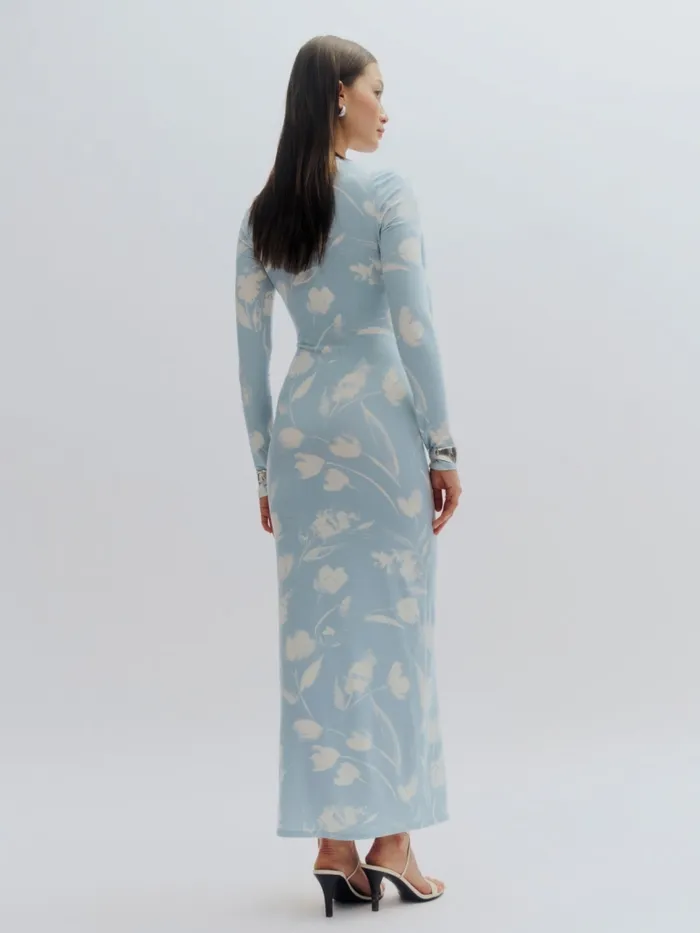 Reformation Dresses Tommie Knit Dress Clarity 8211 Women